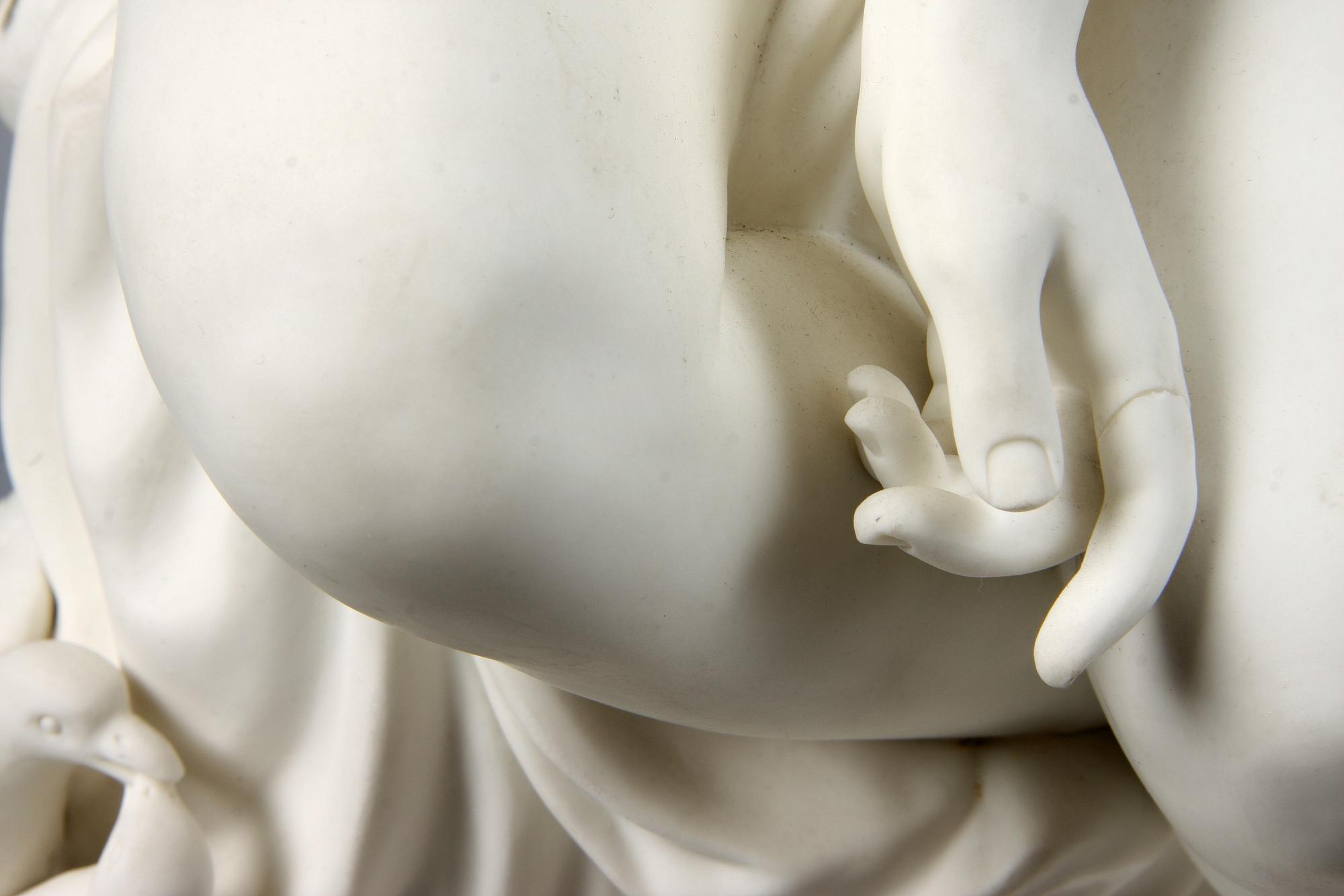 STATYETT, parian, GustaFsberg, 1891.