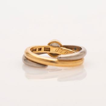 Ring, 20k & 18k, with diamond.