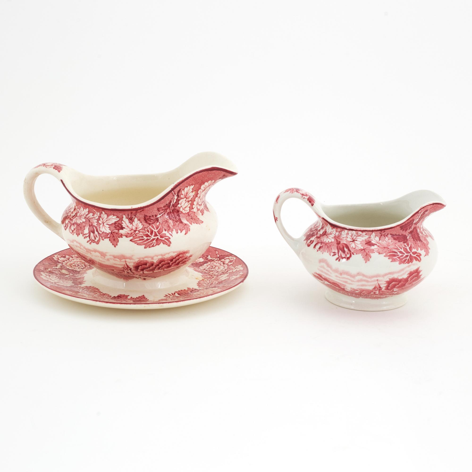 A 56 piece 'English Scenery' tableware, Wood & Sons England. - Bukowskis