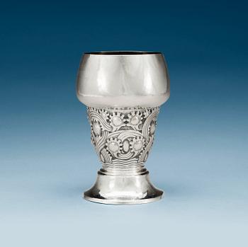738. A David-Andersen silver goblet, Oslo 1919.