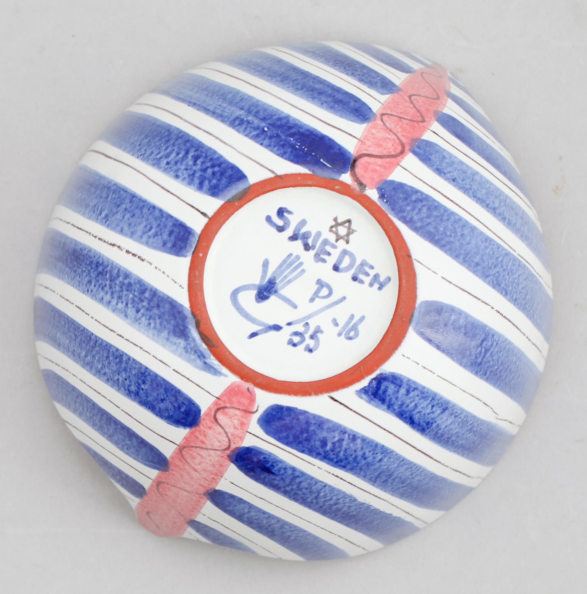 SKÅL, porslin, Stig Lindberg, Gustavsbergs studio, signerad.