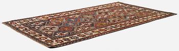 An antique Karabagh rug, south Caucasus, c. 210 x 118 cm.