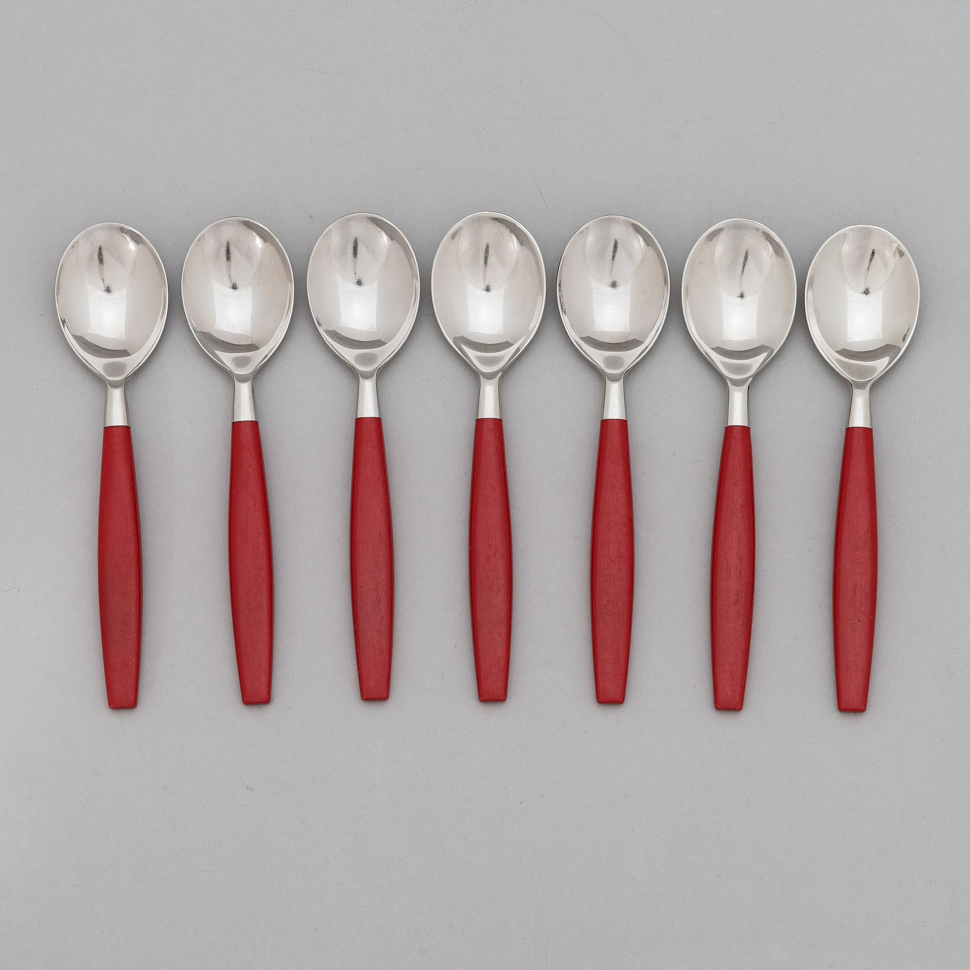 Bertel Gardberg, a 26-piece set of 'Red Lion' cutlery, Hackman