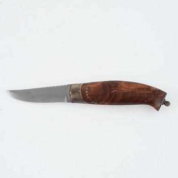 Leif Reiersen and Håvard Bergland, knife, signed.