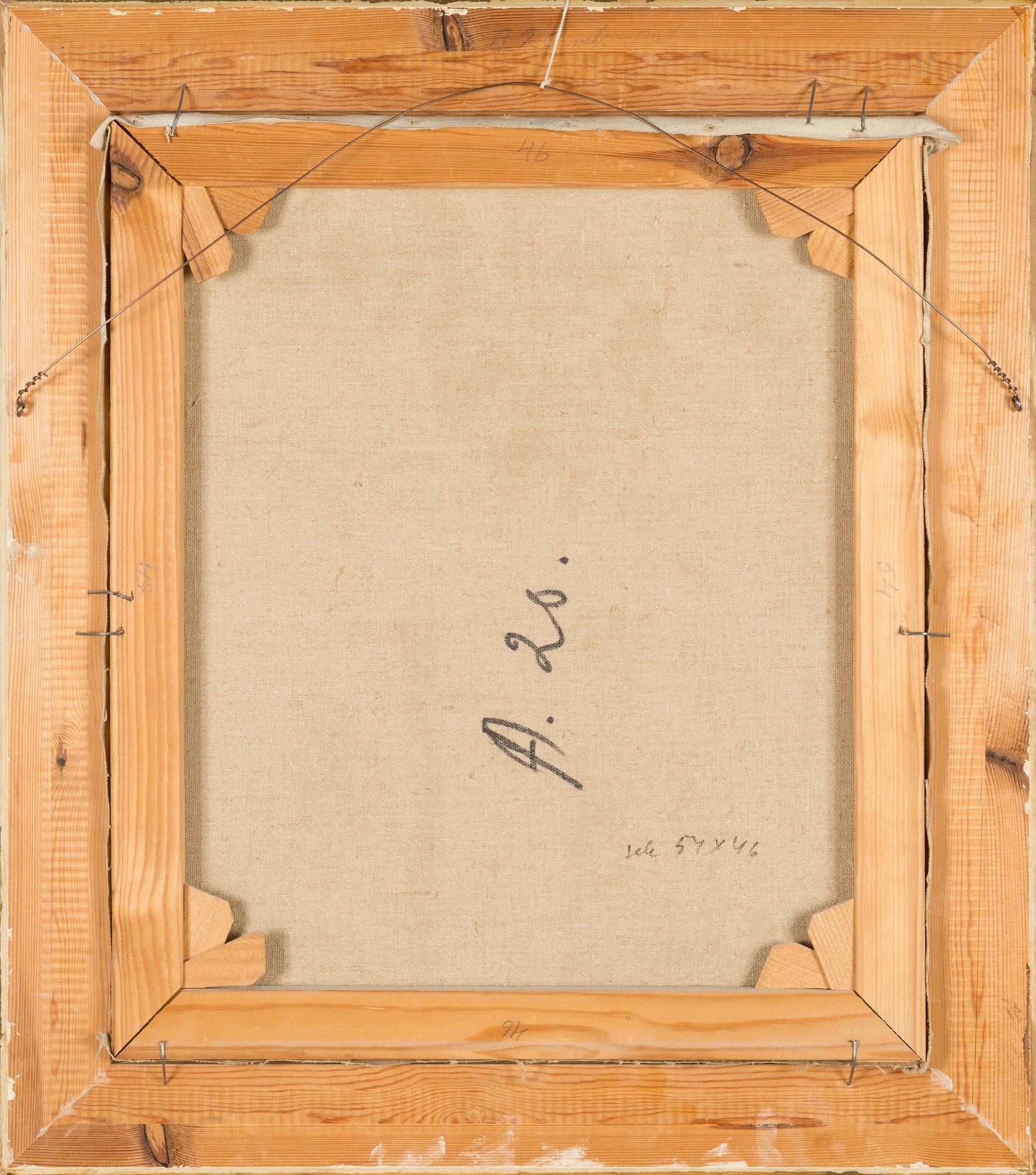 Mikko Carlstedt, oil on canvas, signed and dated-63.