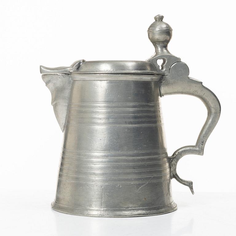 Measuring vessel, by Anders Falk, Köping, 1774.