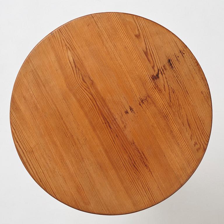 Axel Einar Hjorth, a stained pine "Lovö" table, Nordiska Kompaniet, Sweden 1930's.