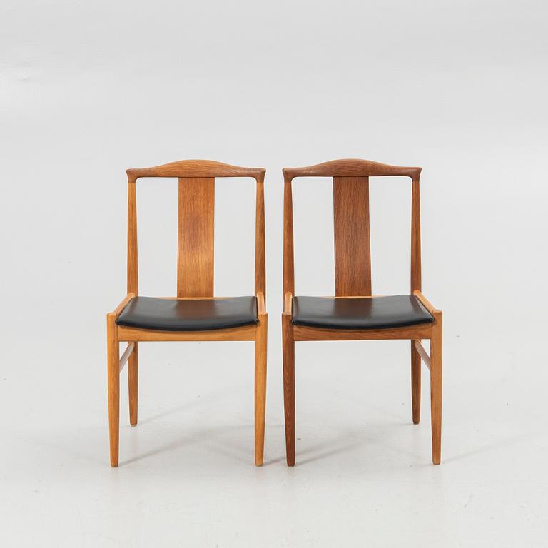 Jan Ekselius, chairs, 8 pcs, JOC Möbler, Vetlanda, second half of the 20th century.