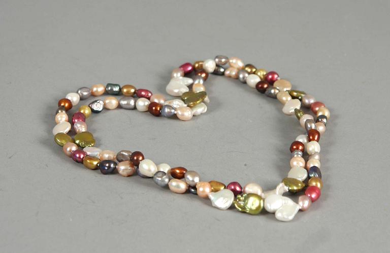 COLLIER, sötvattenspärlor, 1900/2000-tal.