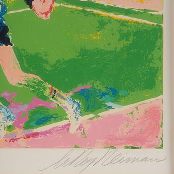 LeRoy Neiman, Lendl vs McEnroe.