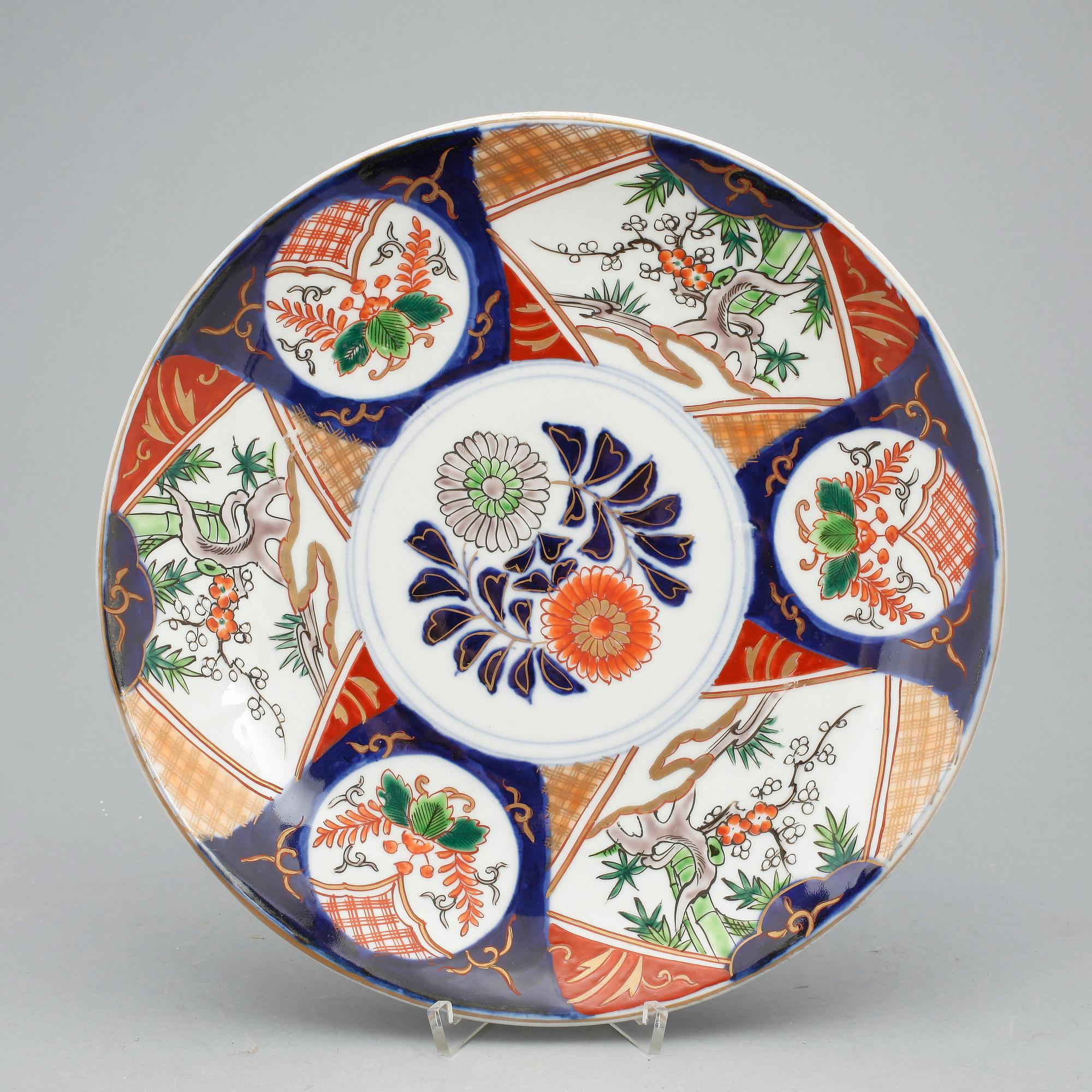FAT, 9 delar, porslin, Japan, 1900-tal.