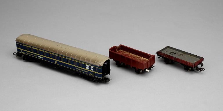 TÅGSET, 47 delar, Märklin, 1900-talets första hälft.