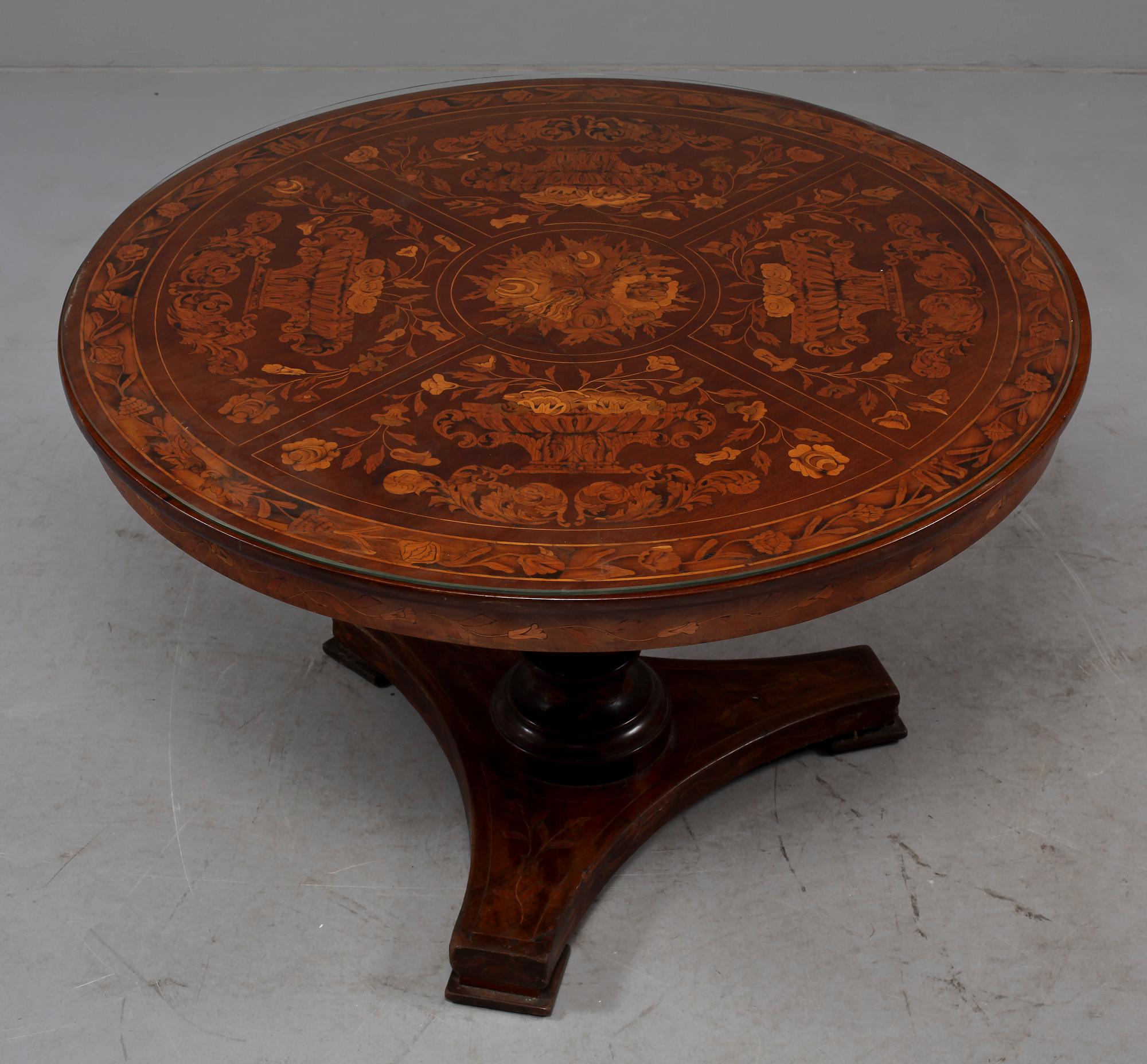 SALONGSBORD, sannolikt Holland, 1800-talets första hälft.