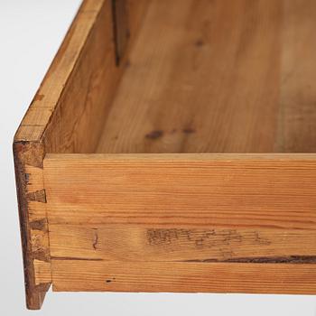 A  Gustavian style Ladies desk, late 19th century.