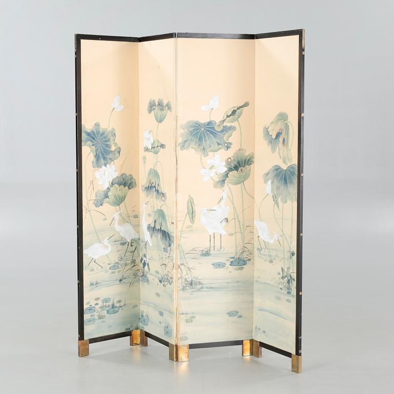 A japan folding screen, 20th century.