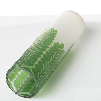 Karl Lindeberg, an Art Nouveau cameo glass vase, Kosta early 20th century.