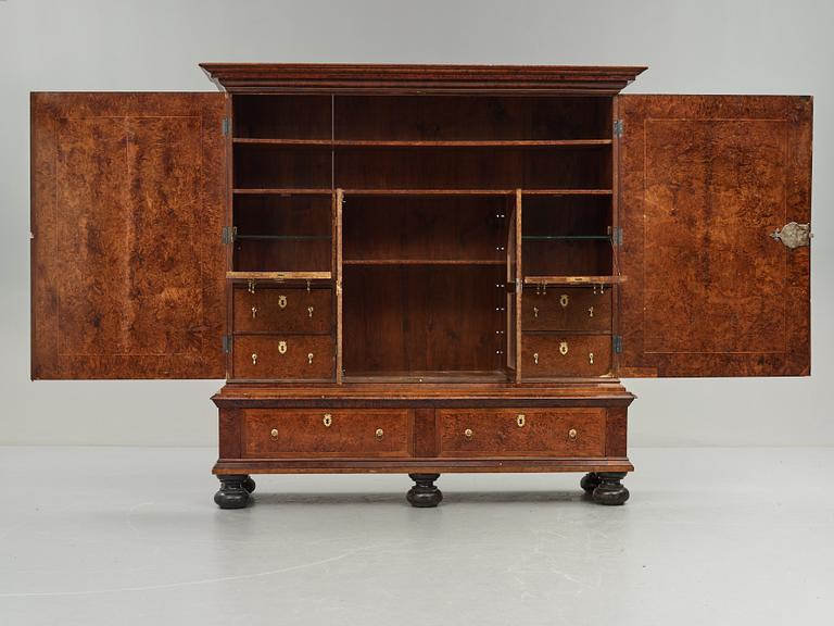 A Swedish late baroque cabinet, first half of the 18th century.