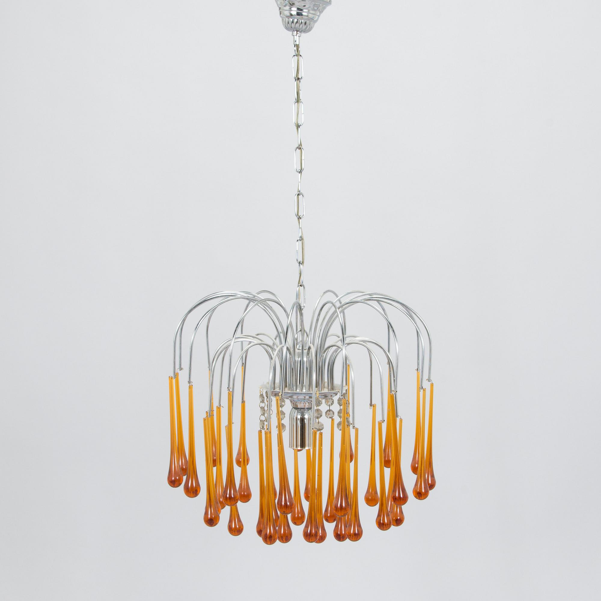 Taklampa, Murano, 1900-talets slut.