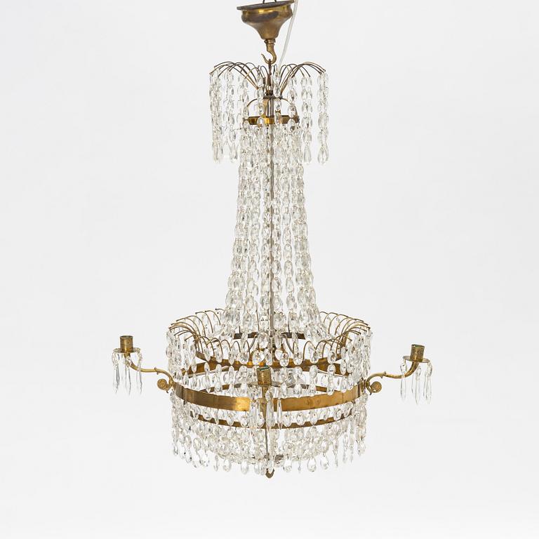 Ljuskrona, empirestil, tidigt 1900-tal.