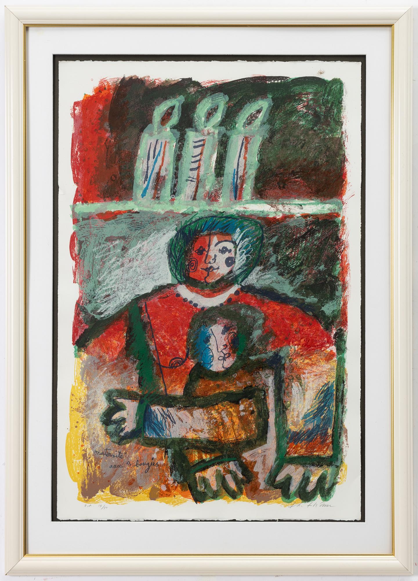 Theo Tobiasse, "Maternité aux 3 bougies".