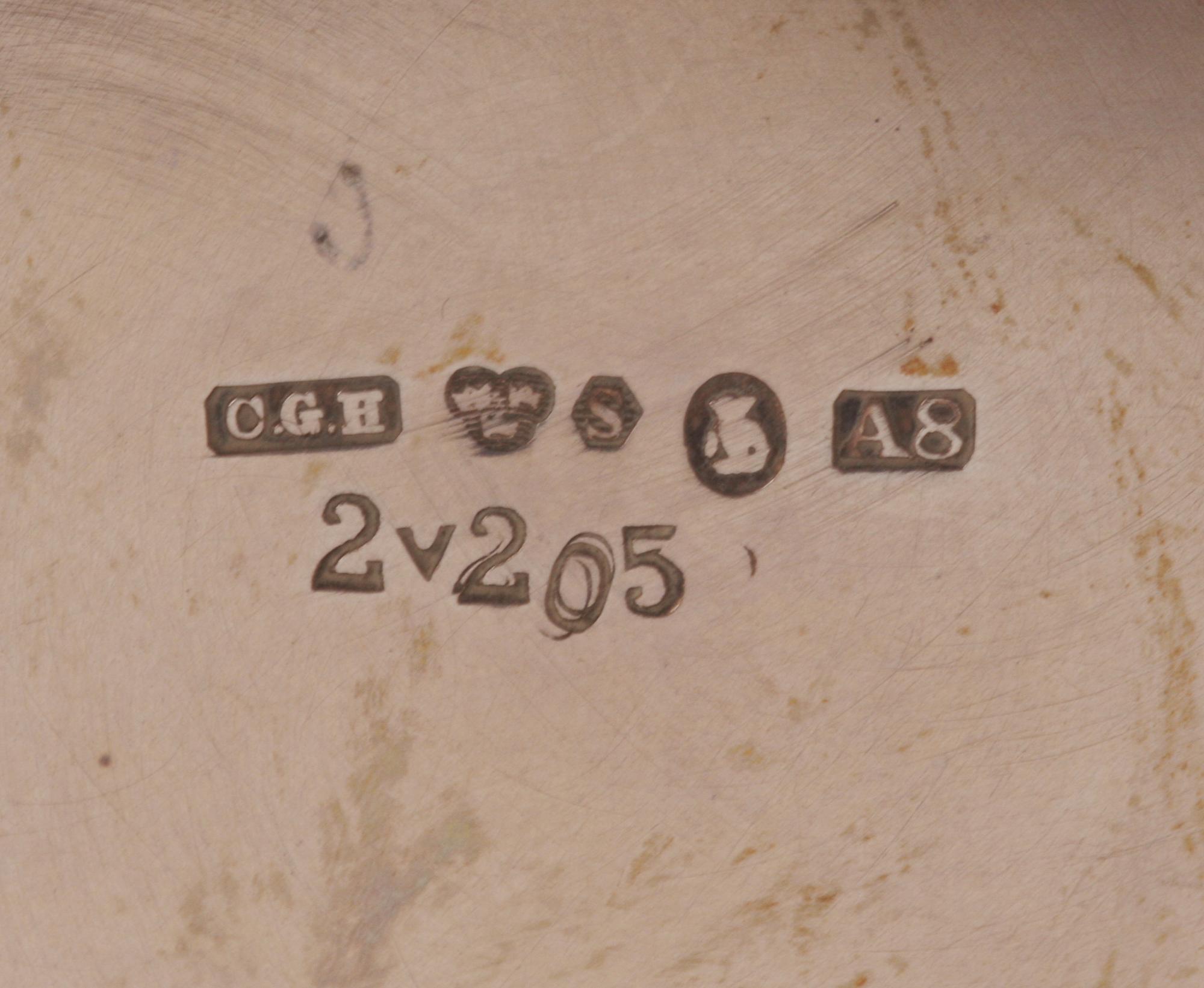 VASER, 2 st, silver, C G Hallberg, Karl Andersson, 1900-tal.