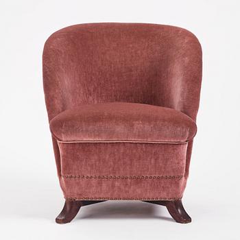 Axel Einar Hjorth, a rare "Madame" armchair, Nordiska Kompaniet ca. 1930.