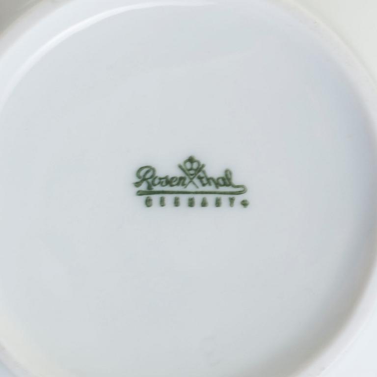 A 'Variation' porcelain coffee service by Tapio Wirkkala, Rosenthal Studio-linie, designed in 1962.