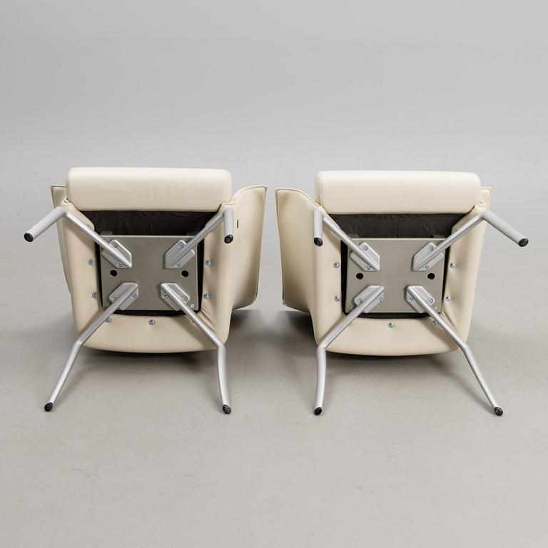 ROLF BENZ, two armchairs, early 21st century.