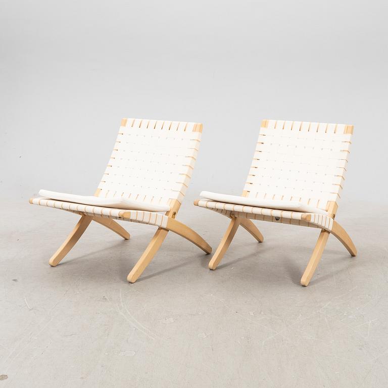 Morten Gøttler, a set of two Cuba chairs PJ Denmark 21st century.