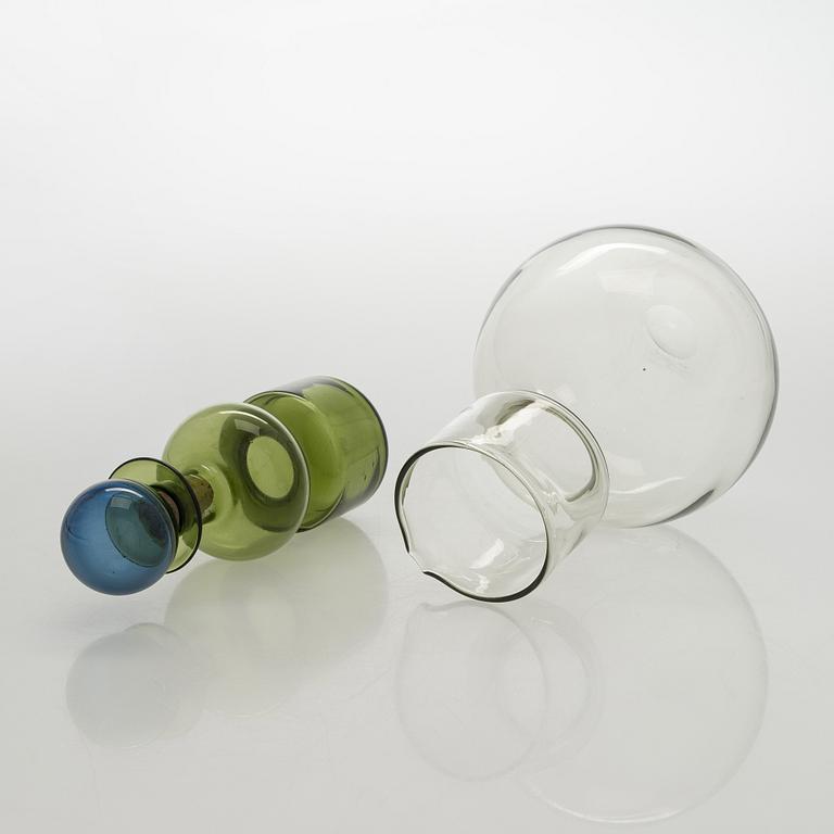 Kaj Franck, a decanter, KF 501  'The Bells of Kremlin', signed K. Franck, Nuutajärvi, Notsjö -60.