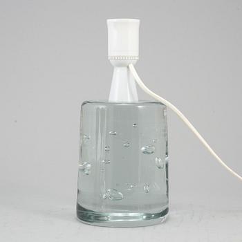 A Swedish Modern glass table lamp, mid 20th Century.