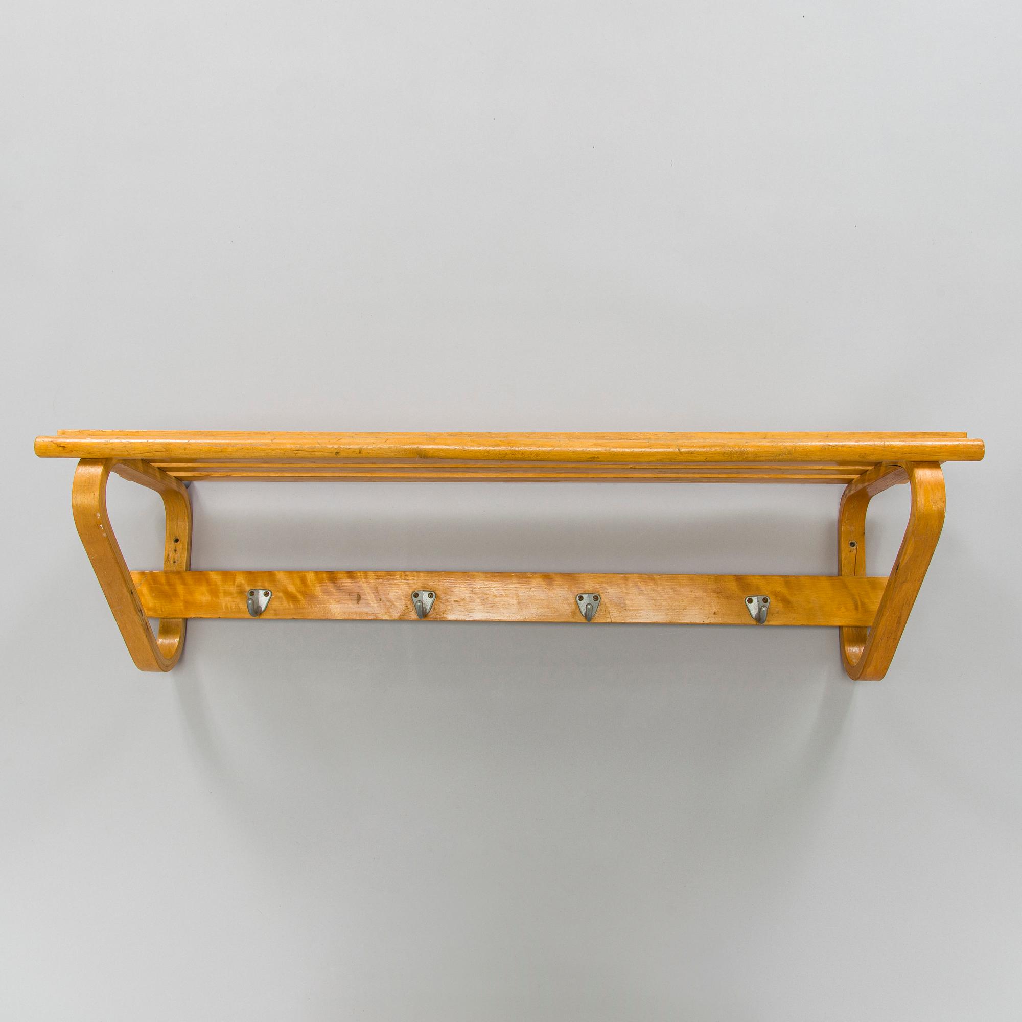 Alvar Aalto, a 1950s coat rack for O.Y. Huonekalu- ja Rakennustyötehdas A.B Finland.