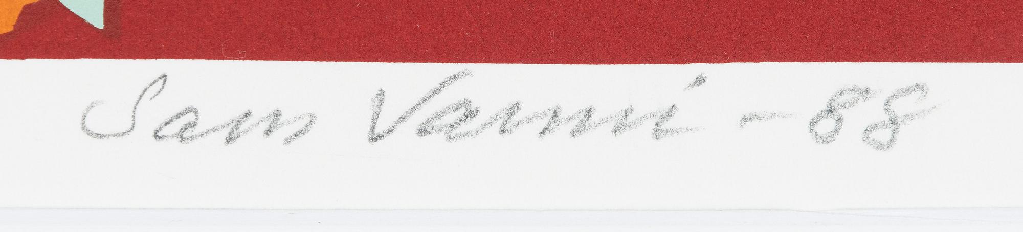 Sam Vanni, Composition in red.