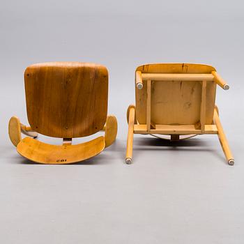 STOLAR, 4 st, "Domus", Ilmari Tapoivaara, Keravan Puuteollisuus, 1950-luku.