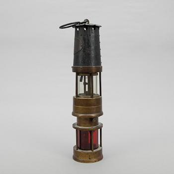 GRUVLAMPA, "Spiralarm", J.H.Naylor, Wigan, 1900-talets mitt.
