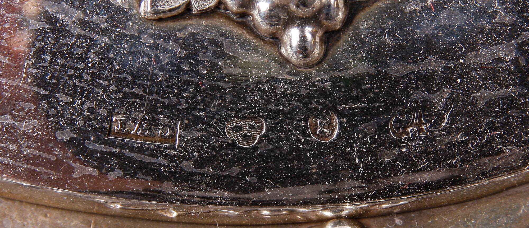 GALLERSKÅL, silver, Carl Wilhelm Troselius, Stockholm, 1837. 540 g.