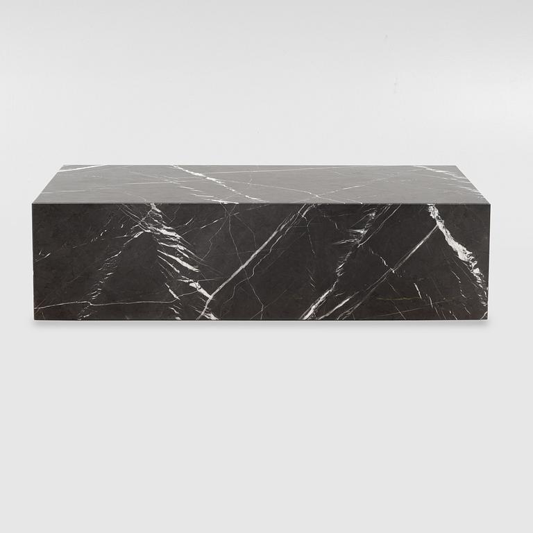 A marble 'Plinth' coffee table from Menu.