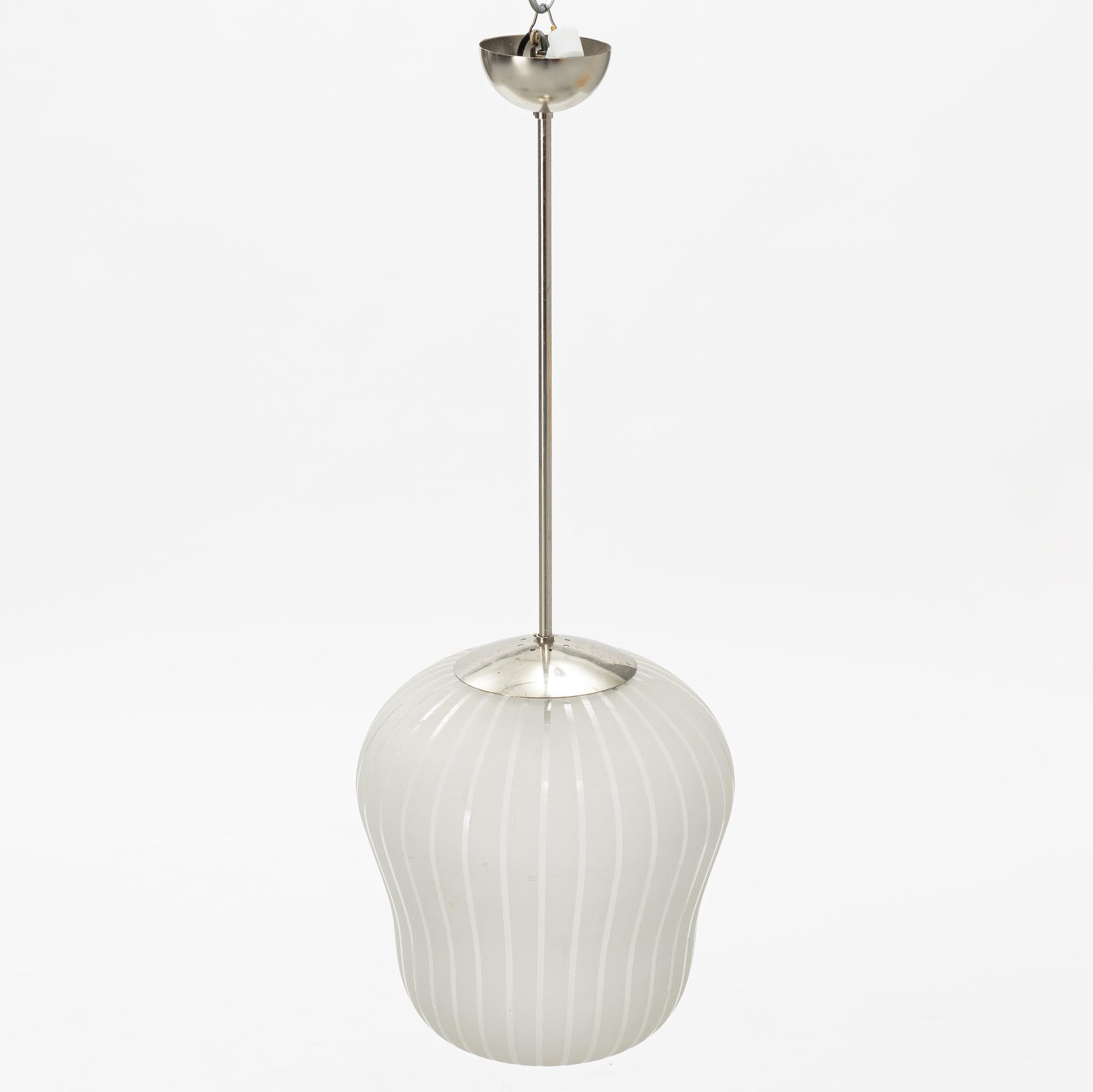 Harald Notini, a ceiling lamp, model "11335B", Arvid Böhlmarks Lampfabrik, 1930s.