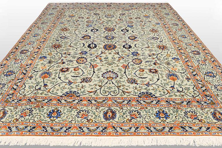 A CARPET, Kashan, 380 x 280 cm.