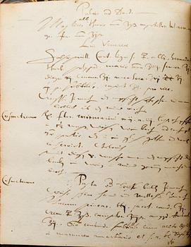 Manuscripts, from Queen Christina's 17th century library,  'Manuscript Medici I'.