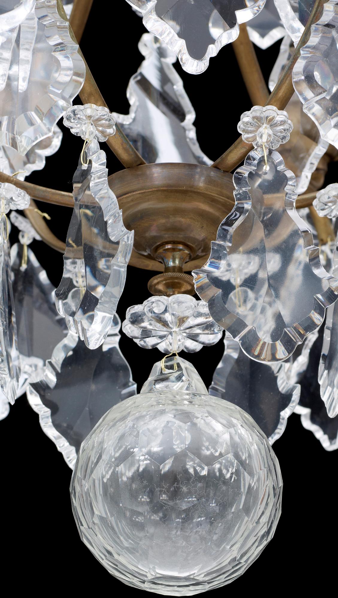 LJUSKRONA, rokokostil, 1900-tal, h 76.