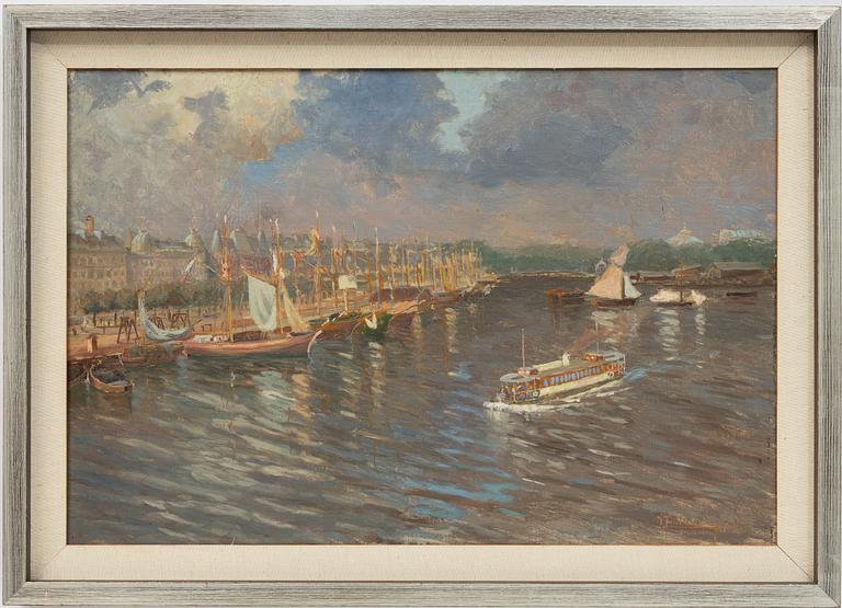 Anund Emanuel, "Nybroviken septemberafton".