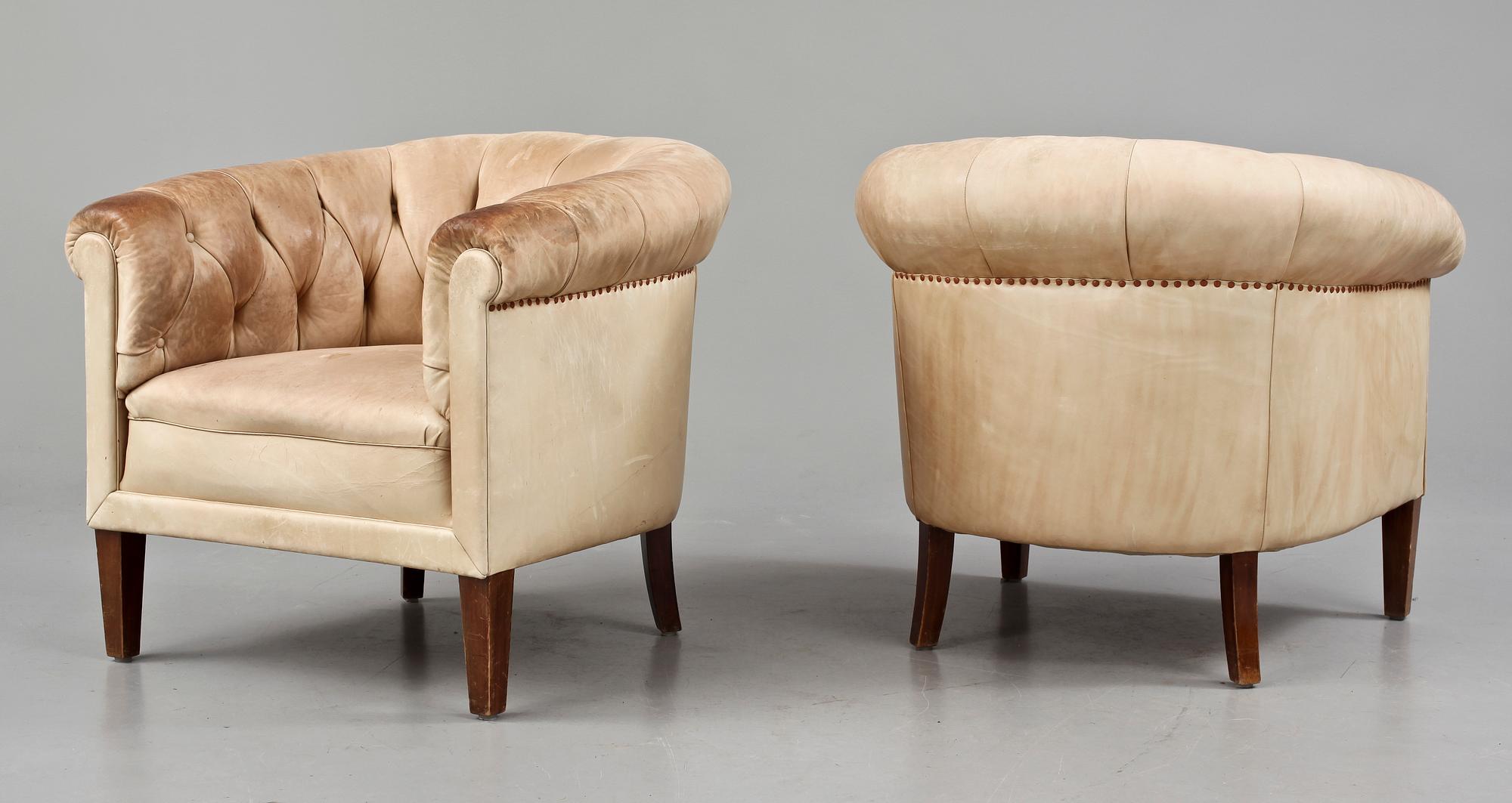 CLUBFÅTÖJER, ett par, 1900-talets första hälft.