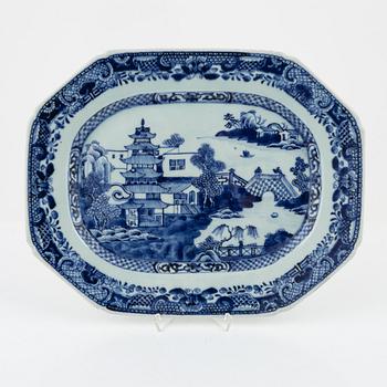Stekfat, kompaniporslin, Kina, Qianlong (1736-95).