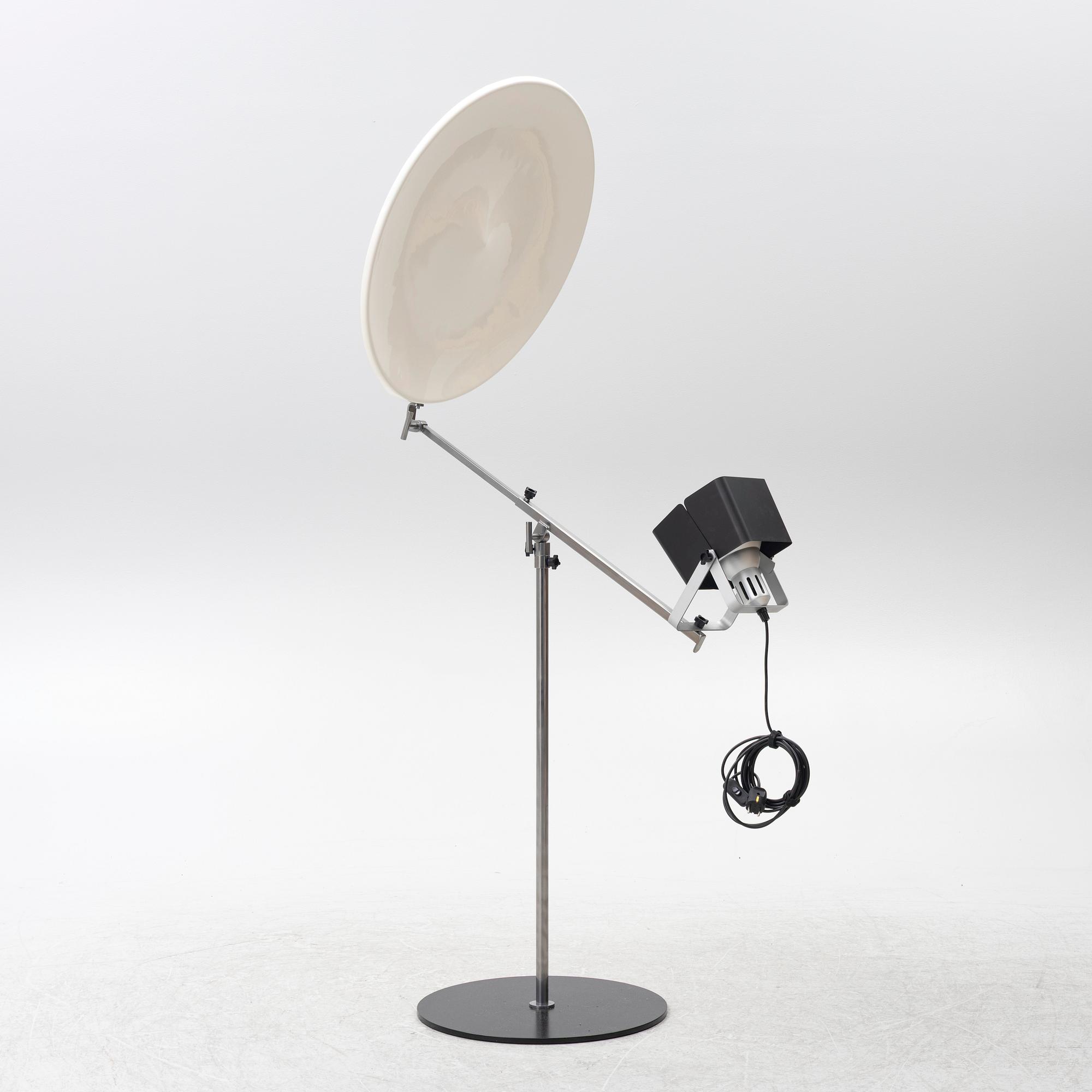 Yrjö Kukkapuro, an 'YK100F' floor lamp, Blond Belysning, Sweden, 2020's.