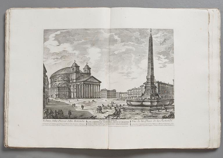 JEAN BARBAULT (1718-1762), DOMENICO MONTAGU (d.1767), Les Plus Beaux Edifices De Rome Moderne, Rome 1763.