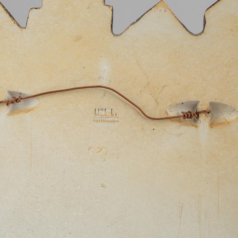 Lisa Larson, three wall reliefs, Gustavsberg.