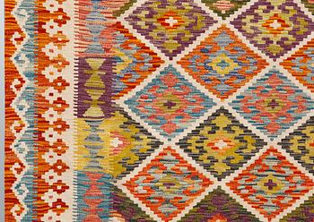 A carpet, kilim, ca 290 x 207 cm.