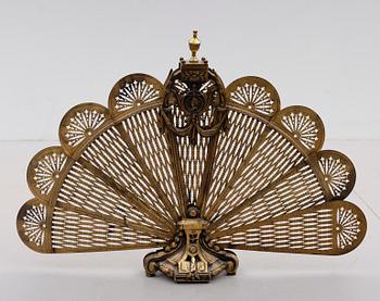 BRASSKYDD, mässing, Louis XVI-stil, 1800-tal.