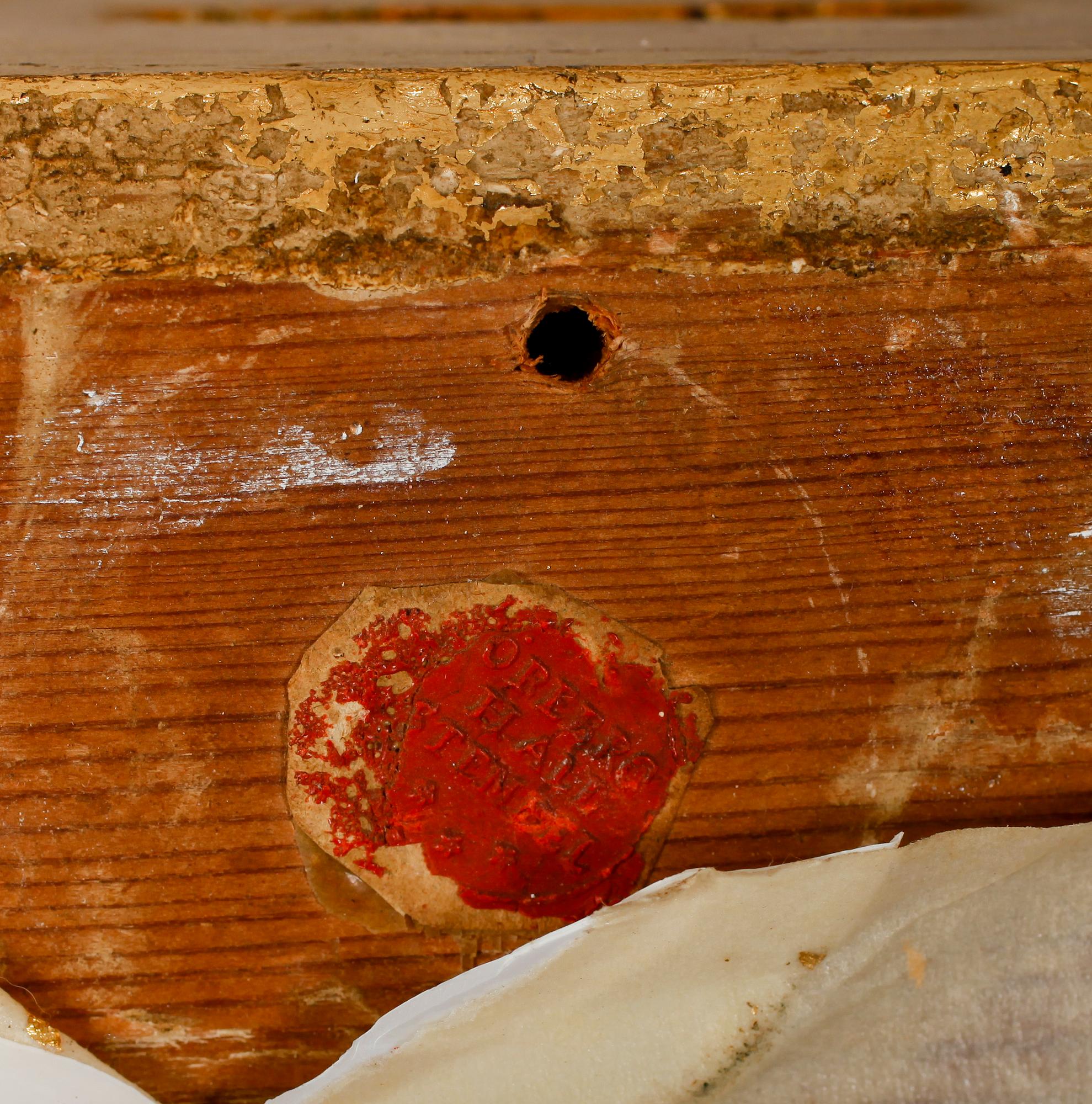 SPEGELLAMPETT, senempire, Örebro Hallstämpel, 1800-talets mitt.